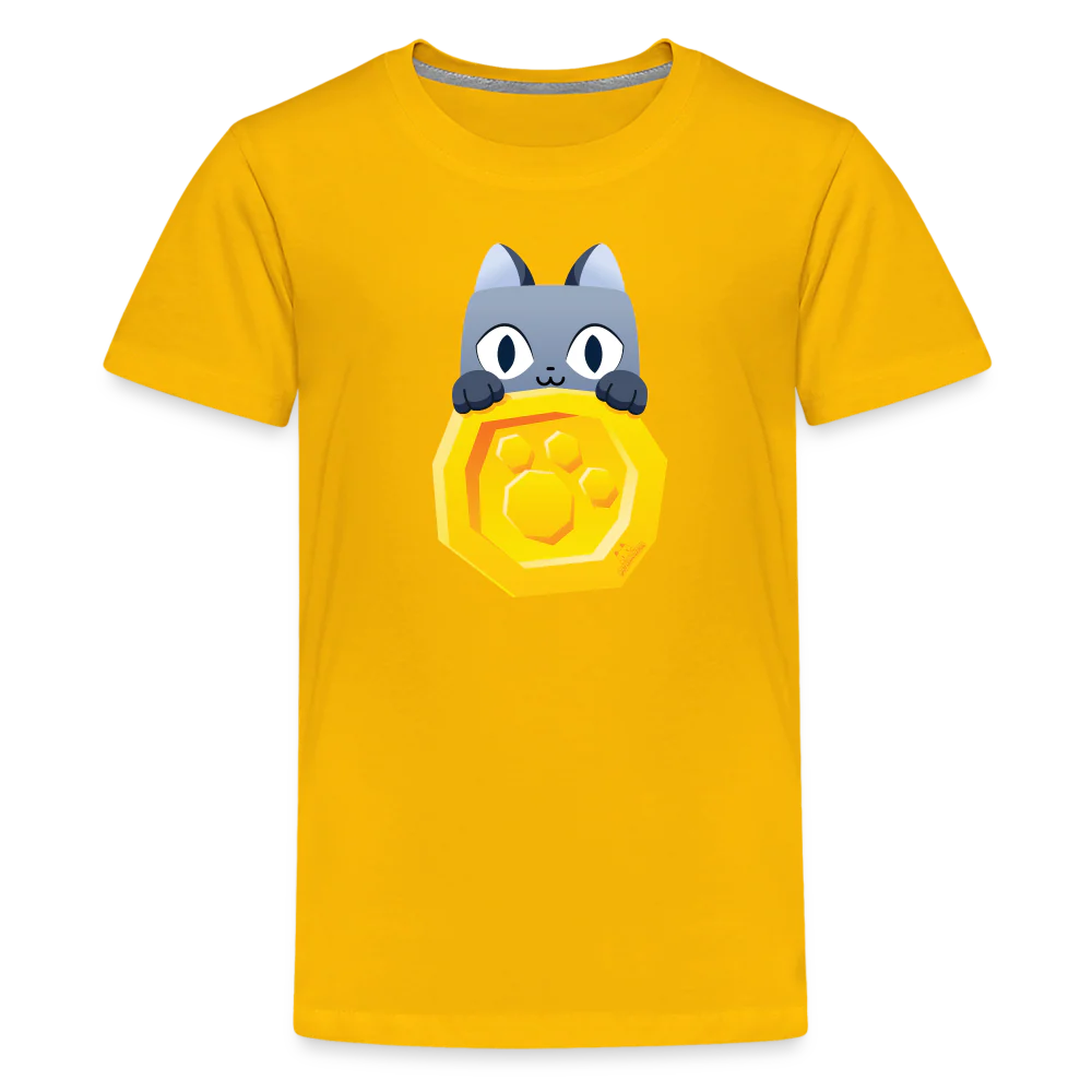 PET SIMULATOR - Cat Coin T-Shirt (Youth) - Image 13
