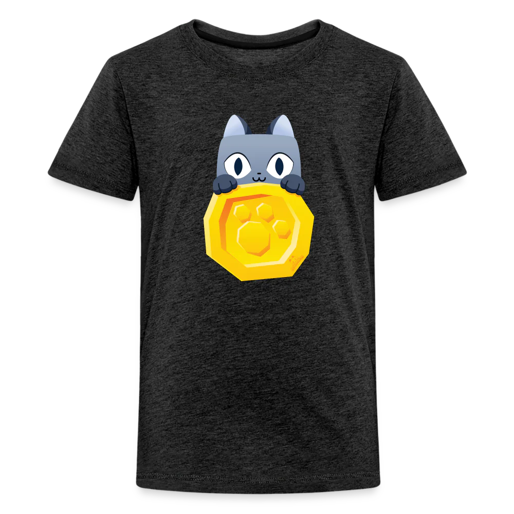PET SIMULATOR - Cat Coin T-Shirt (Youth) - Image 6