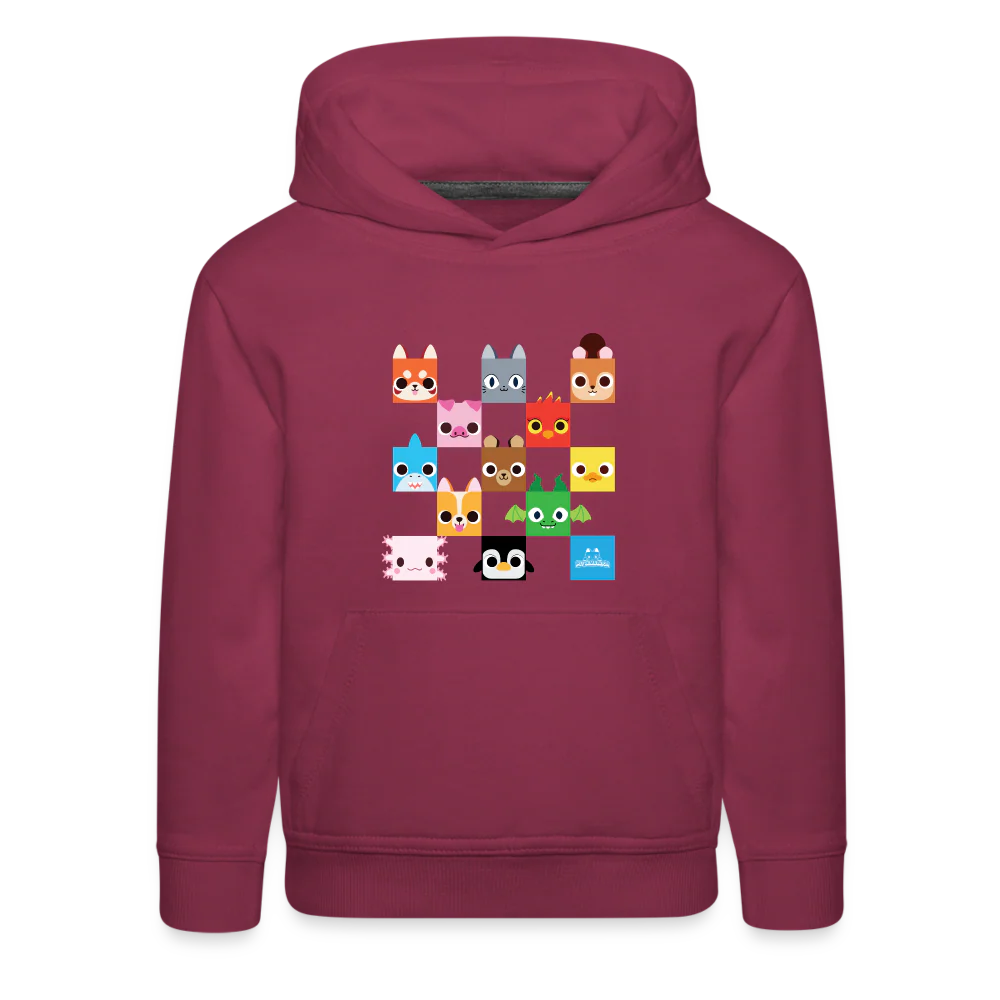PET SIMULATOR - Checkered Faces Hoodie (Youth) - Image 6