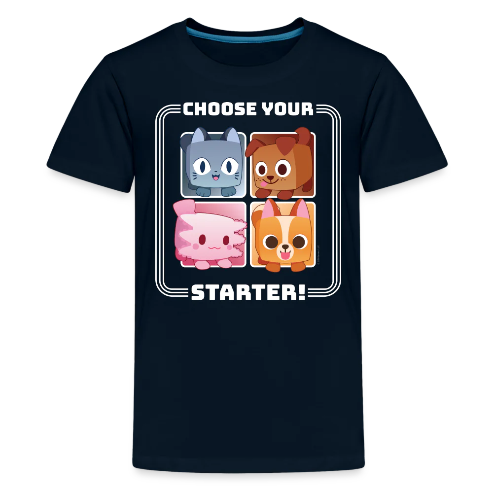 PET SIMULATOR - Choose Your Starter T-Shirt (Youth) - Image 2