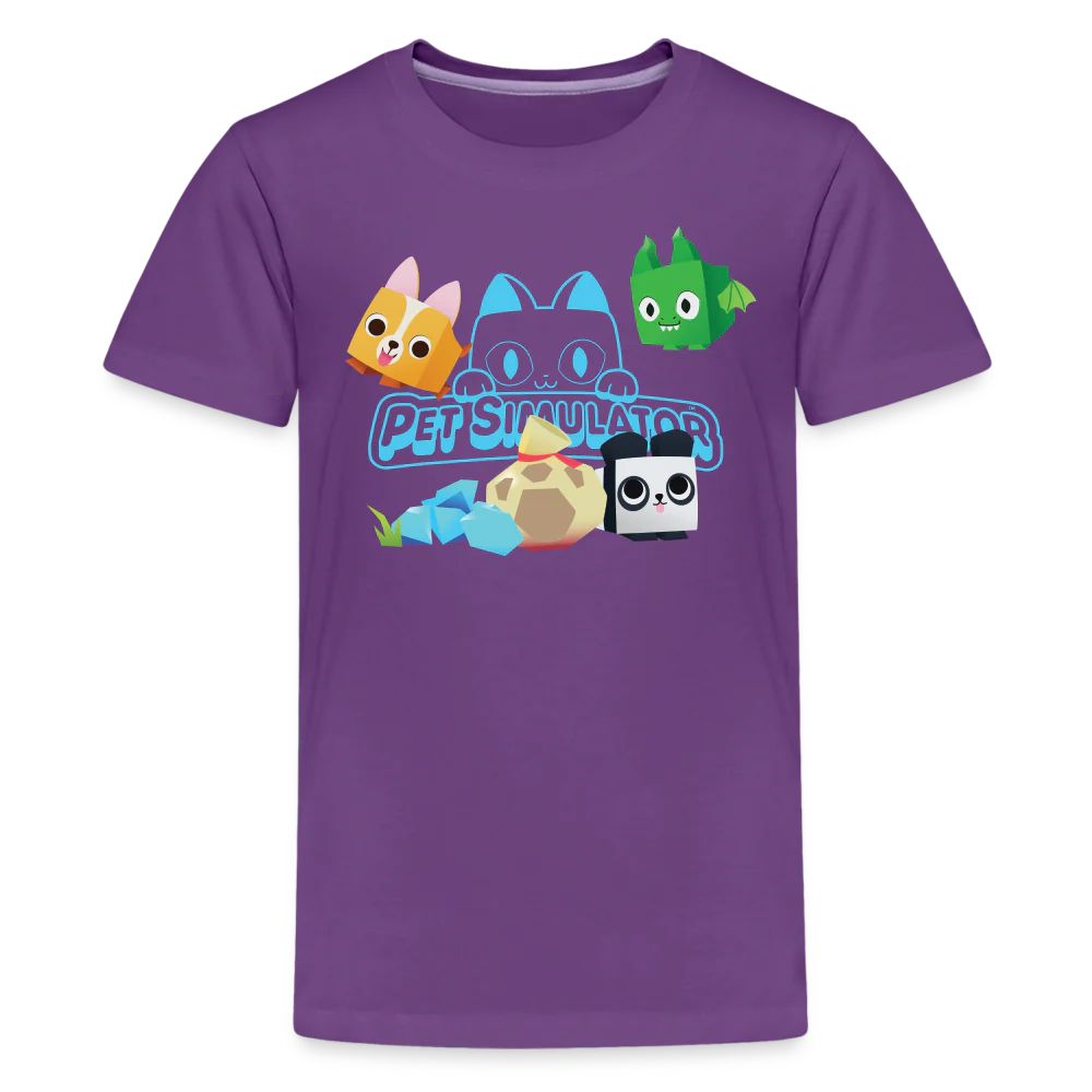 PET SIMULATOR - Classic Pets T-Shirt (Youth) - Image 3