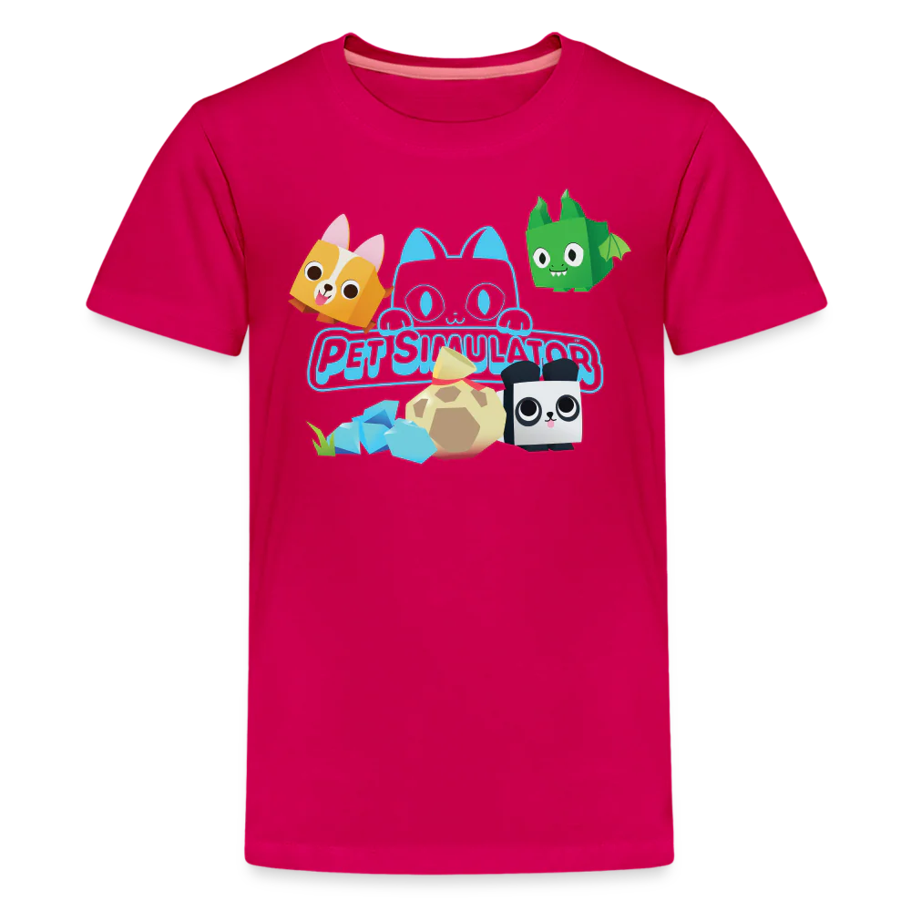 PET SIMULATOR - Classic Pets T-Shirt (Youth) - Image 4