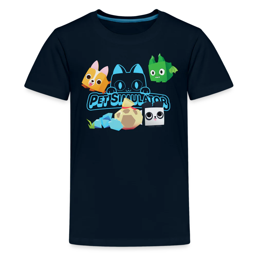 PET SIMULATOR - Classic Pets T-Shirt (Youth) - Image 7