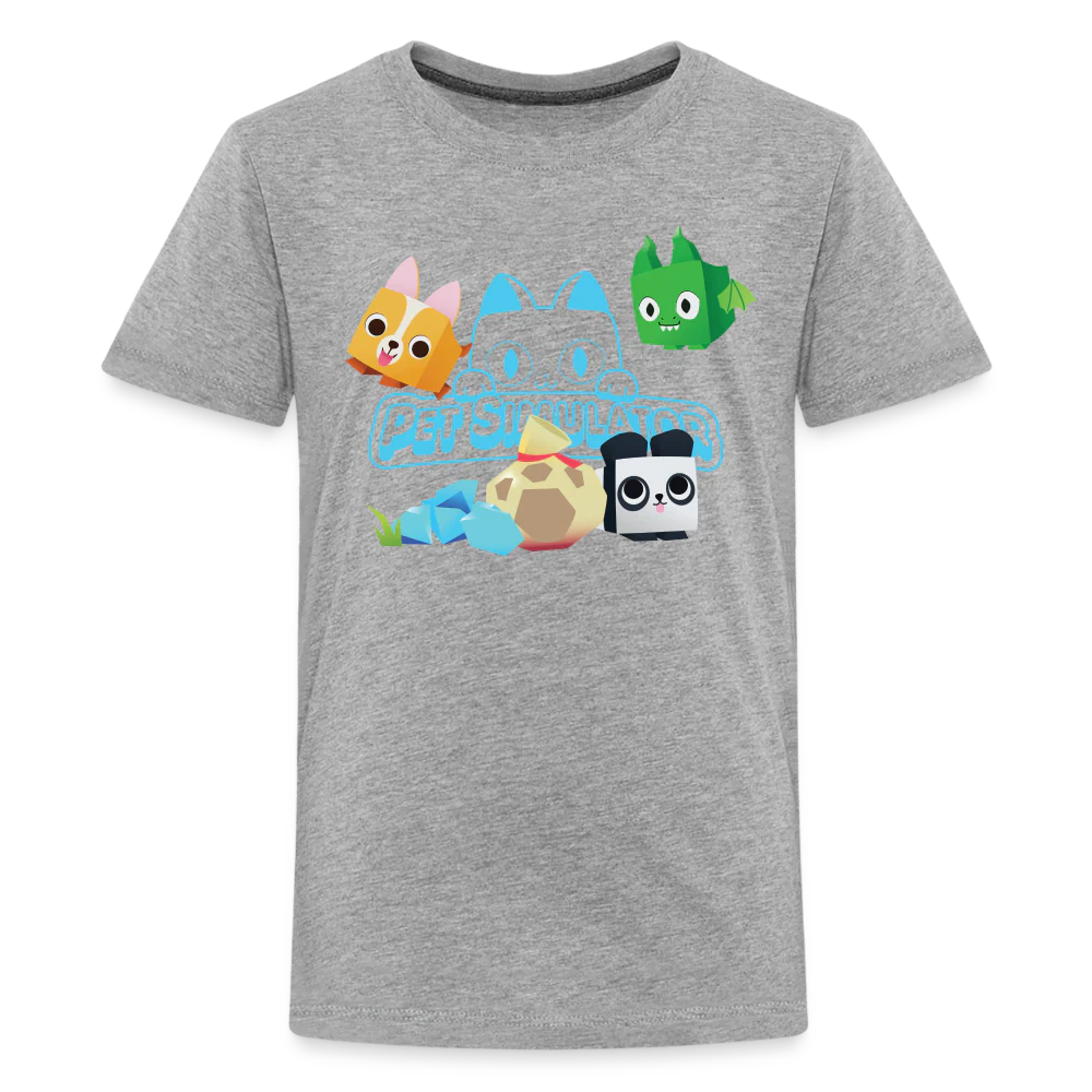 PET SIMULATOR - Classic Pets T-Shirt (Youth) - Image 9