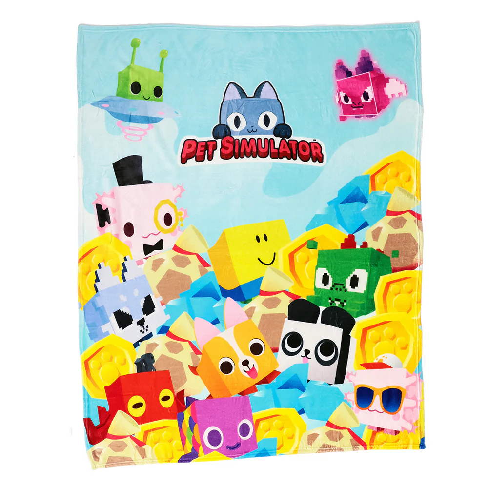 PET SIMULATOR - Fleece Blankets Complete Set (Three 50 x 60" Blankets, Series 1) - Image 3