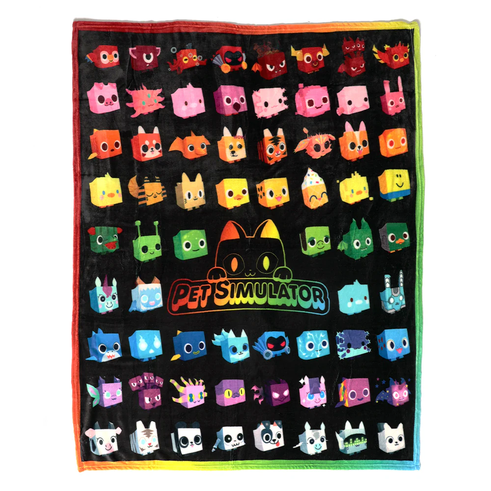 PET SIMULATOR - Fleece Blankets Complete Set (Three 50 x 60" Blankets, Series 1) - Image 4