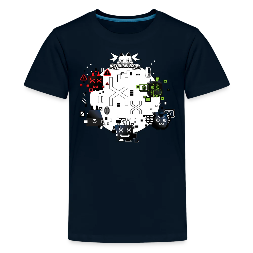 PET SIMULATOR - Hacked Pets T-Shirt (Youth) - Image 4