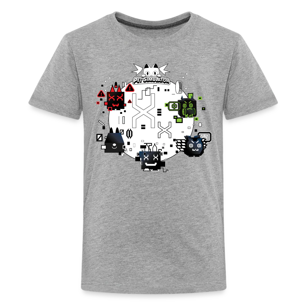 PET SIMULATOR - Hacked Pets T-Shirt (Youth) - Image 9
