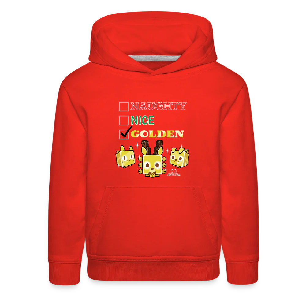 PET SIMULATOR - Naughty Nice Golden Hoodie (Youth) - Image 2