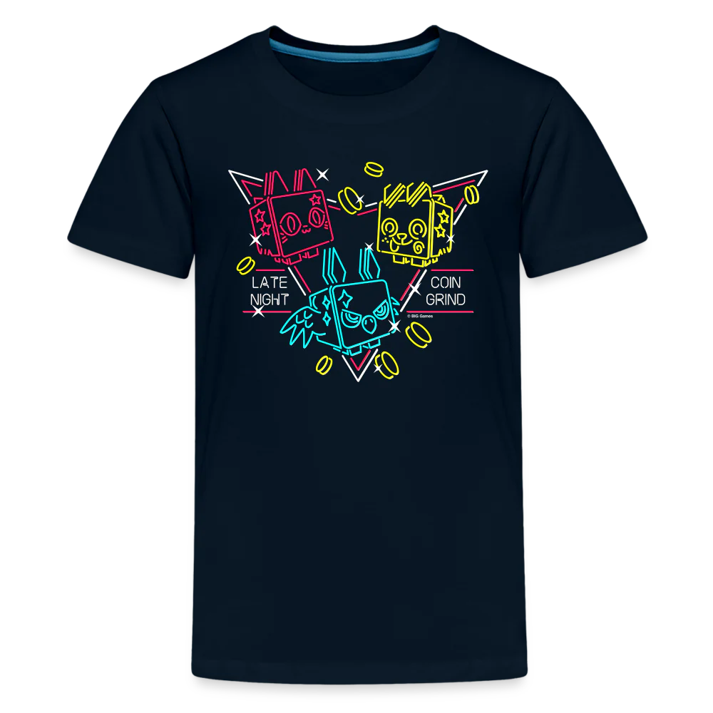 PET SIMULATOR - Neon Sign T-Shirt (Youth) - Image 3