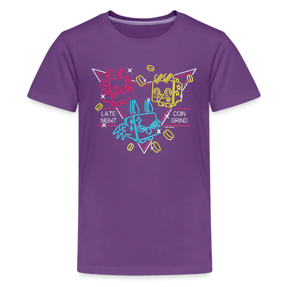 PET SIMULATOR - Neon Sign T-Shirt (Youth) - Image 5