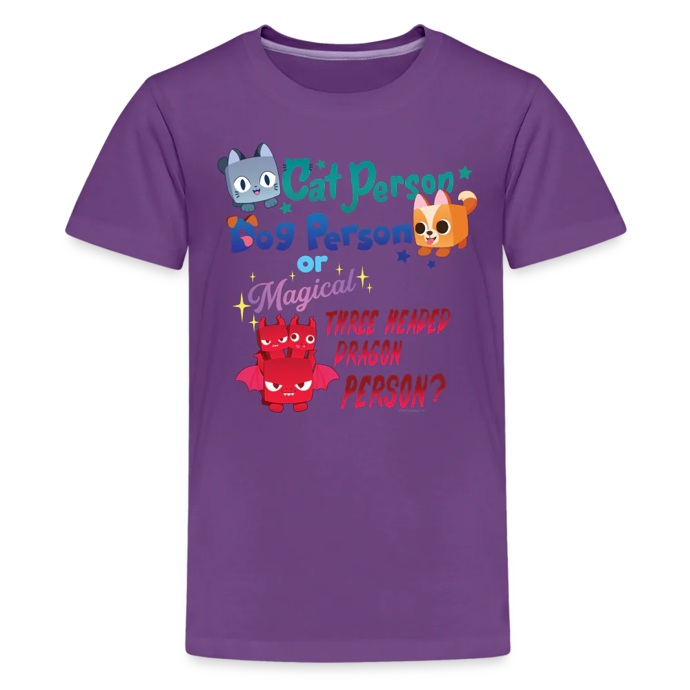 PET SIMULATOR - Pet Person T-Shirt (Youth) - Image 3