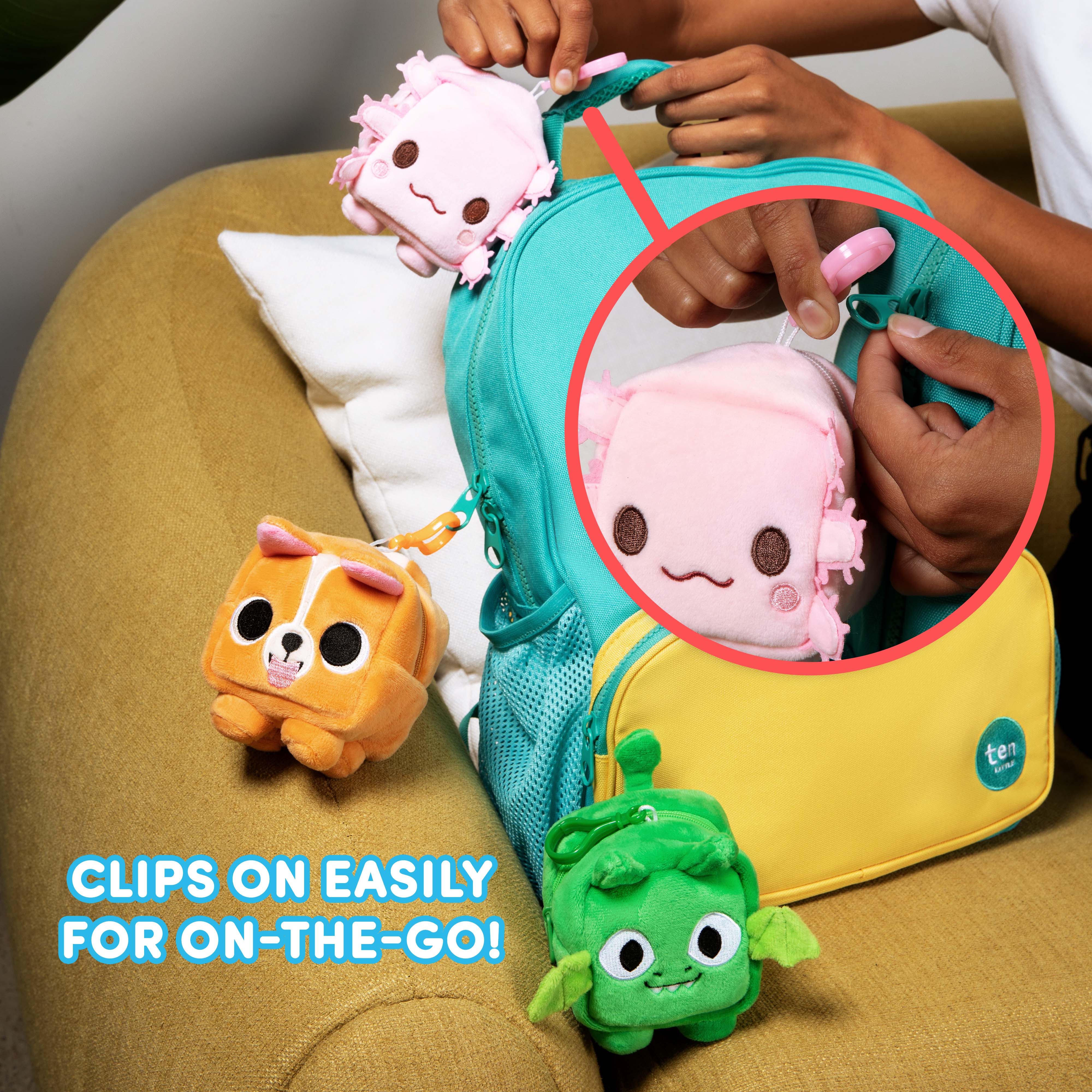 PET SIMULATOR - Plush Pouch Keychains 3-Pack (3" Tall) [Includes DLC] - Image 5