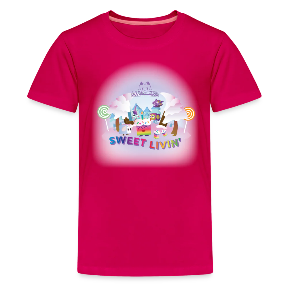PET SIMULATOR - Sweet Livin' T-Shirt (Youth) - Image 4