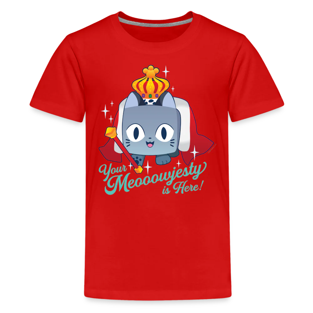 PET SIMULATOR - Your Meowjesty T-Shirt (Youth) - Image 4