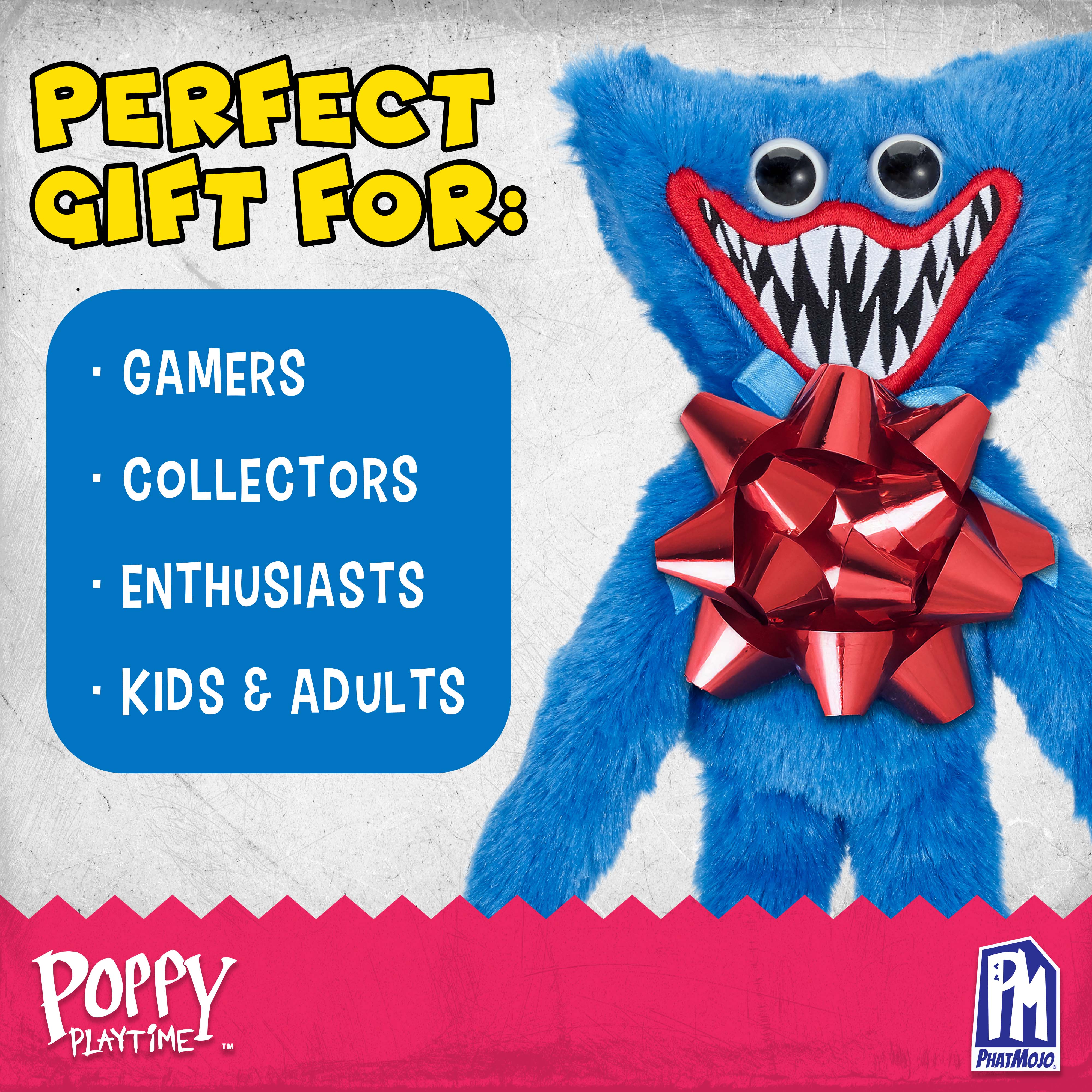 POPPY PLAYTIME - Scary Huggy Wuggy Plush (14" Medium Plush, Series 1) [OFFICIALLY LICENSED] - Image 4