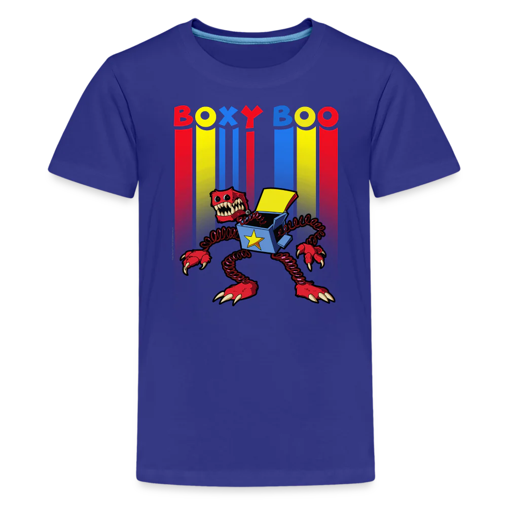 POPPY PLAYTIME - Boxy Boo Stripes T-Shirt (Youth) - Image 3