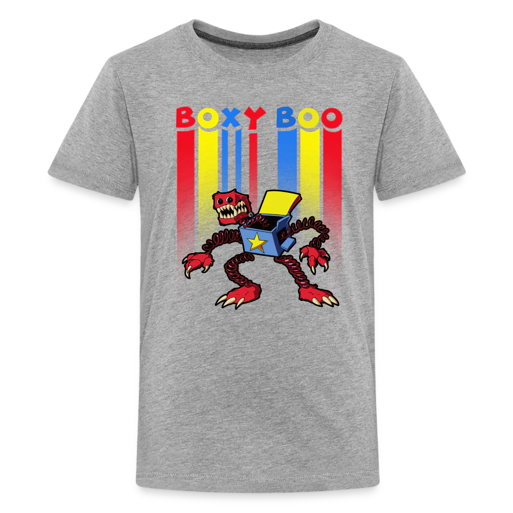POPPY PLAYTIME - Boxy Boo Stripes T-Shirt (Youth) - Image 4