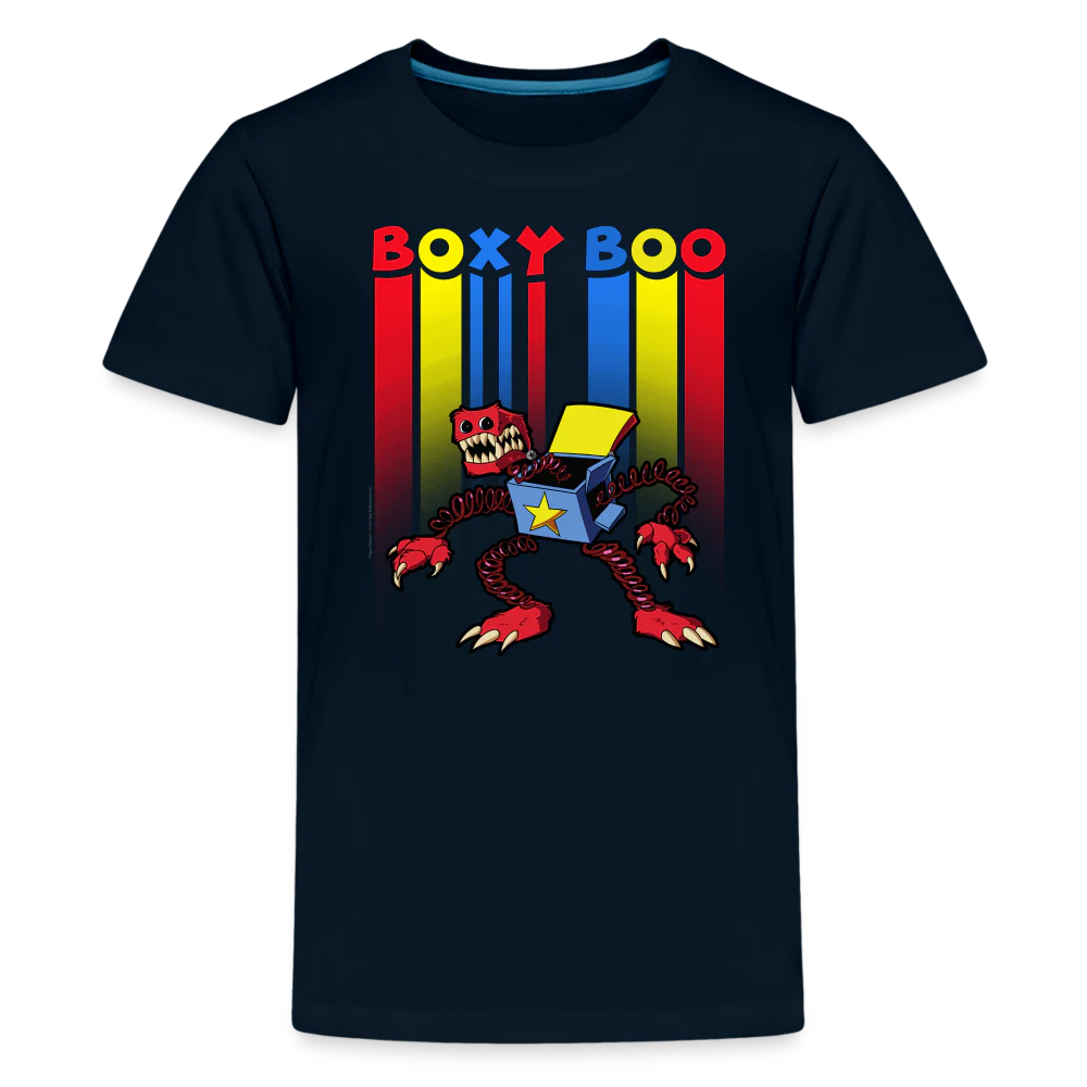 POPPY PLAYTIME - Boxy Boo Stripes T-Shirt (Youth) - Image 5