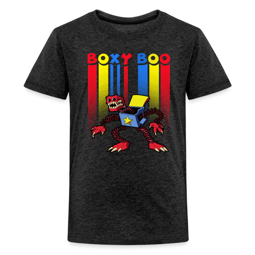 POPPY PLAYTIME - Boxy Boo Stripes T-Shirt (Youth) - Image 6