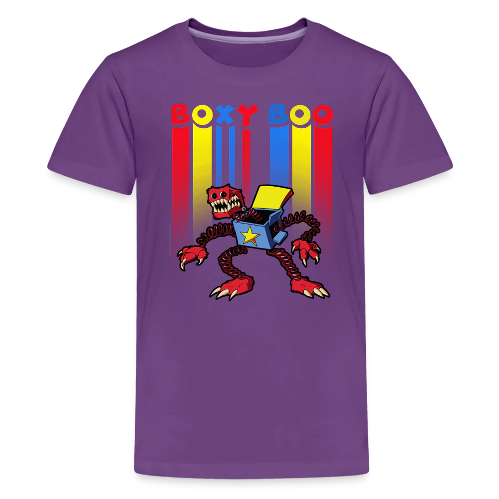 POPPY PLAYTIME - Boxy Boo Stripes T-Shirt (Youth) - Image 7