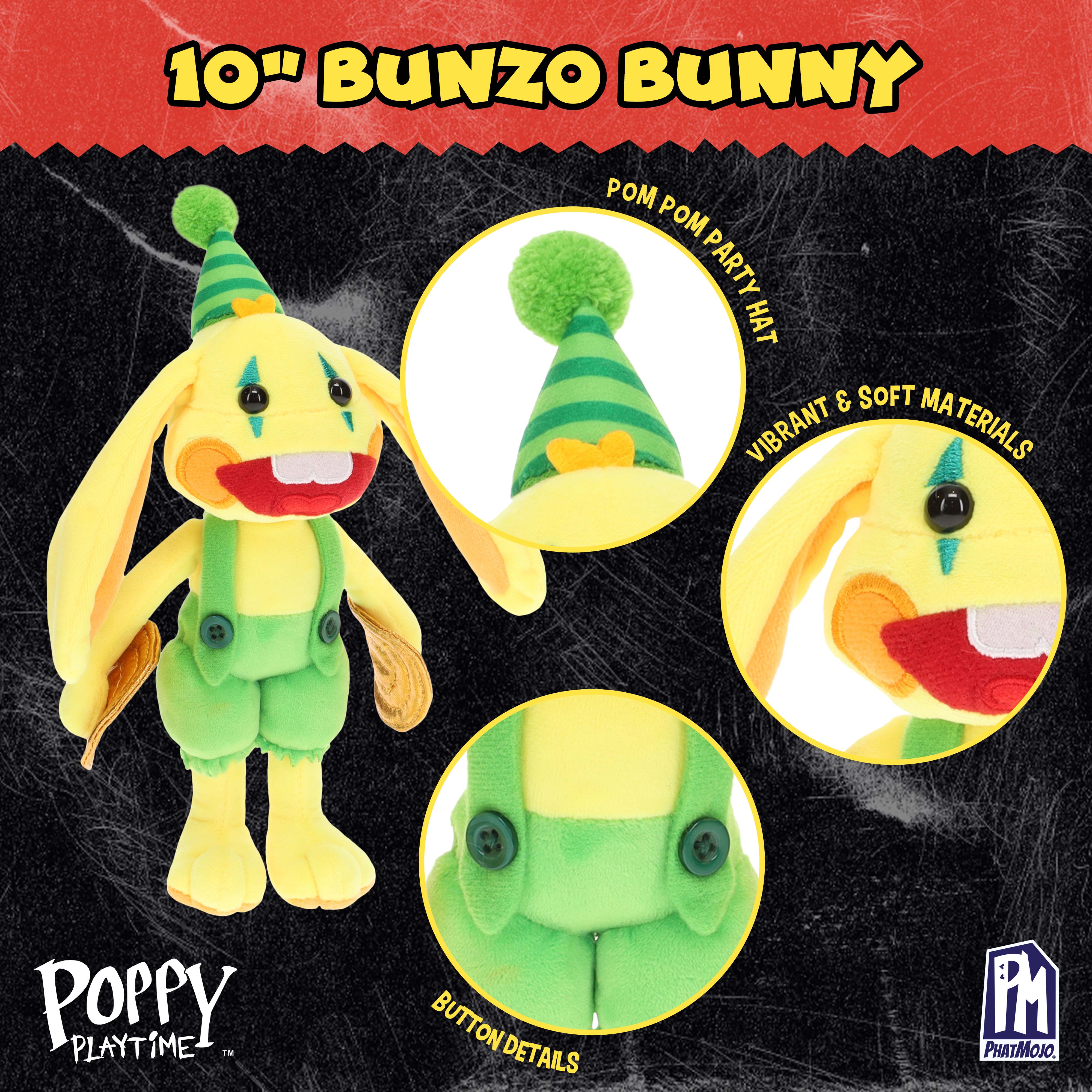 POPPY PLAYTIME - Bunzo Bunny & PJ Pug-a-Pillar Collectible Plush 2-Pack (Series 2) - Image 3