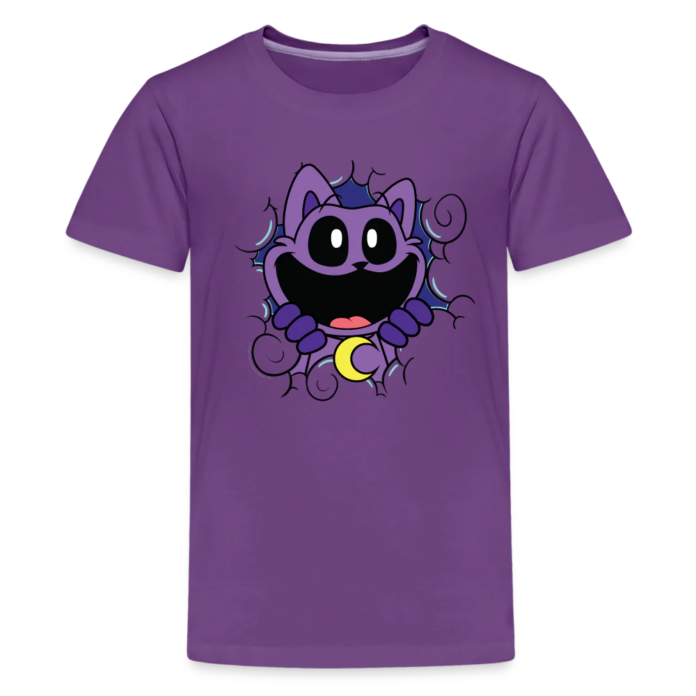 POPPY PLAYTIME - CatNap Face T-Shirt (Youth) - Image 4