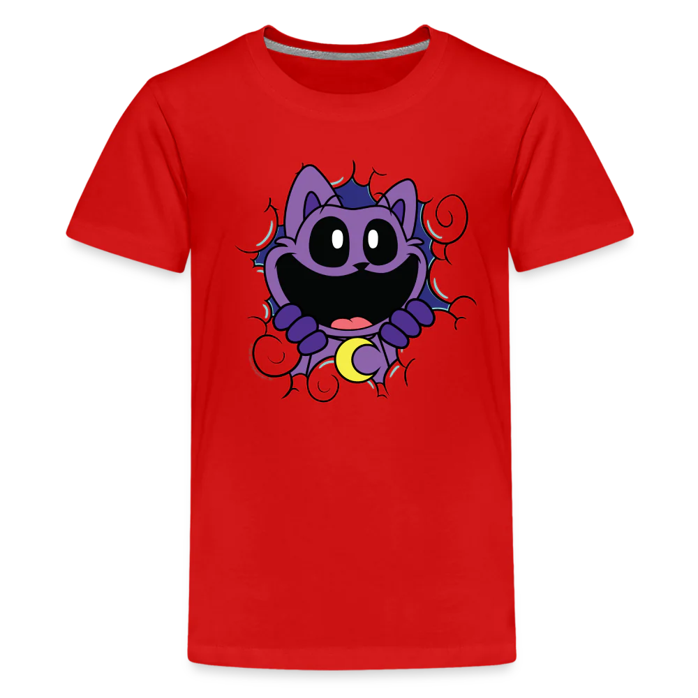 POPPY PLAYTIME - CatNap Face T-Shirt (Youth) - Image 5
