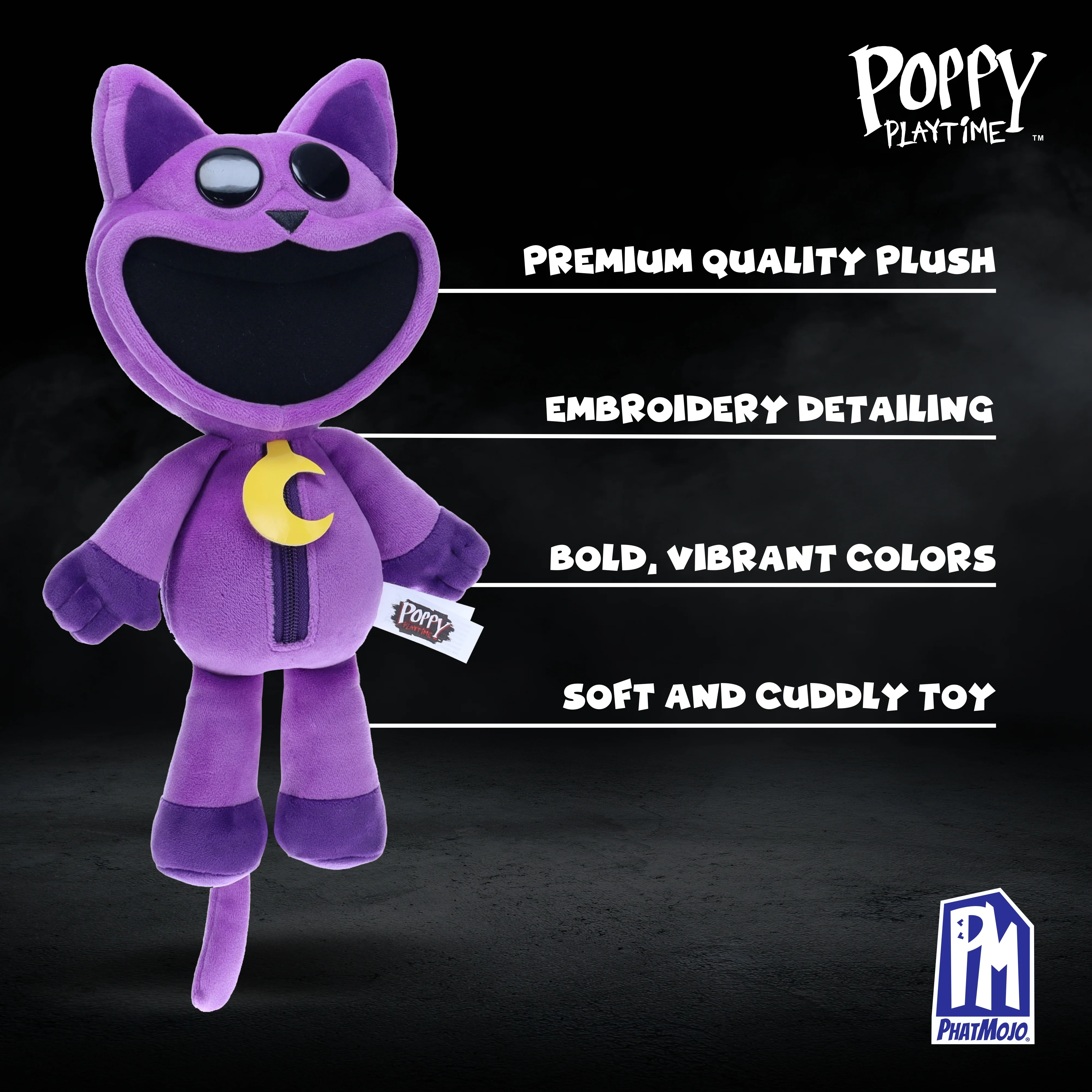 POPPY PLAYTIME - CatNap Smiling Critters Deluxe Plush (14” Tall) - Image 5