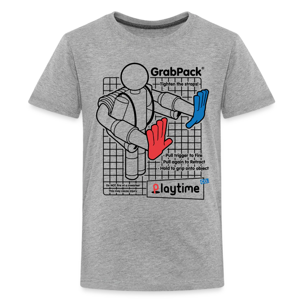 POPPY PLAYTIME - GrabPack Schematic T-Shirt (Youth) - Image 2