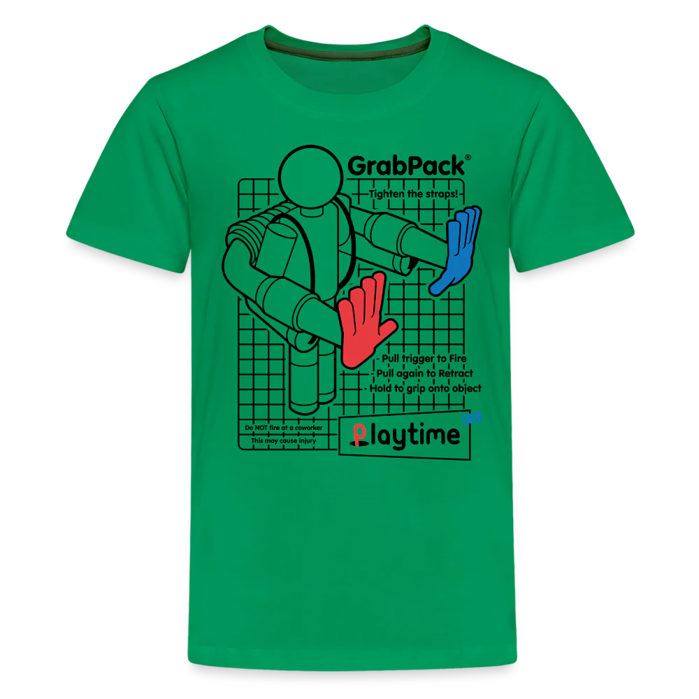 POPPY PLAYTIME - GrabPack Schematic T-Shirt (Youth) - Image 5