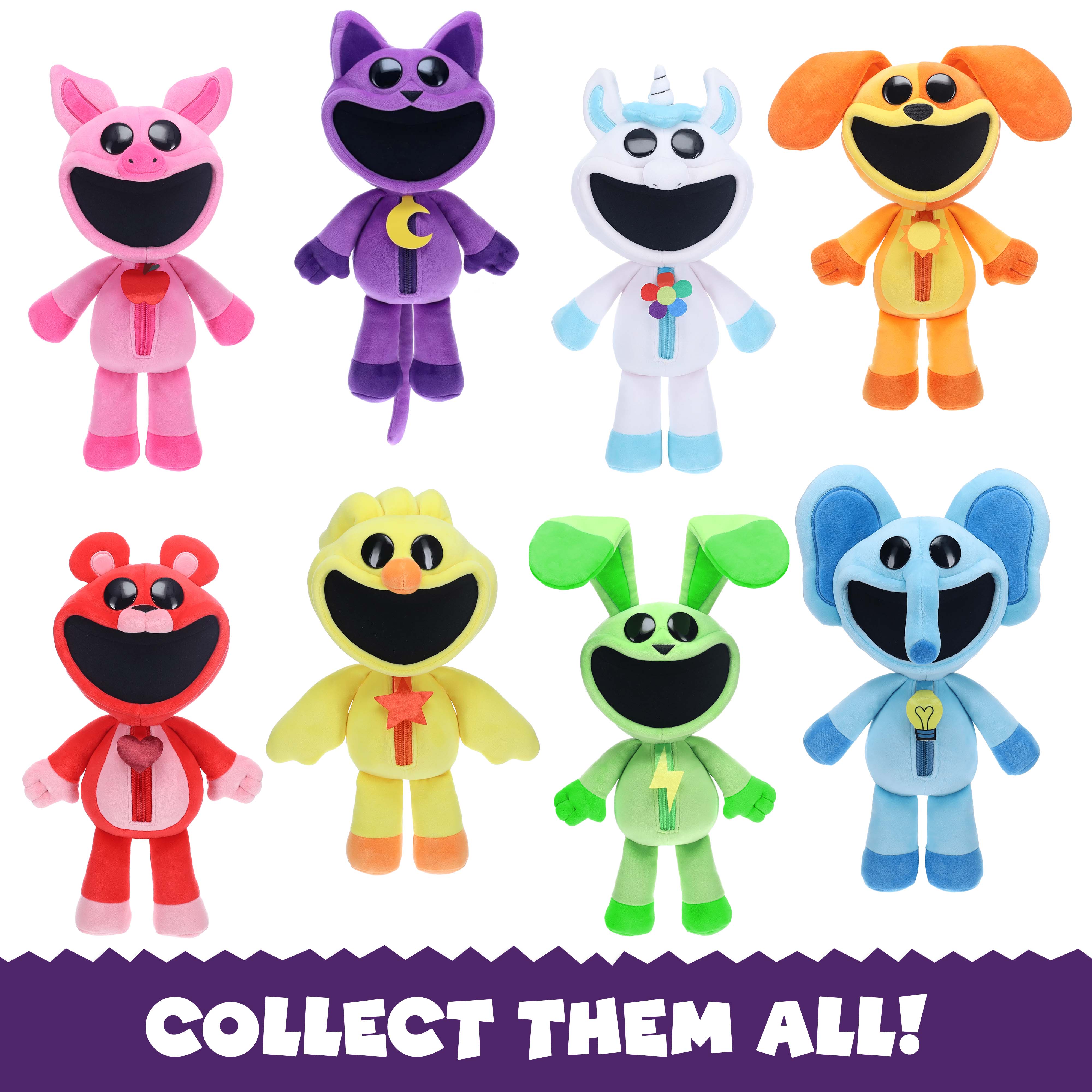 POPPY PLAYTIME - Hoppy Hopscotch Smiling Critters Deluxe Plush (14" Tall) - Image 3