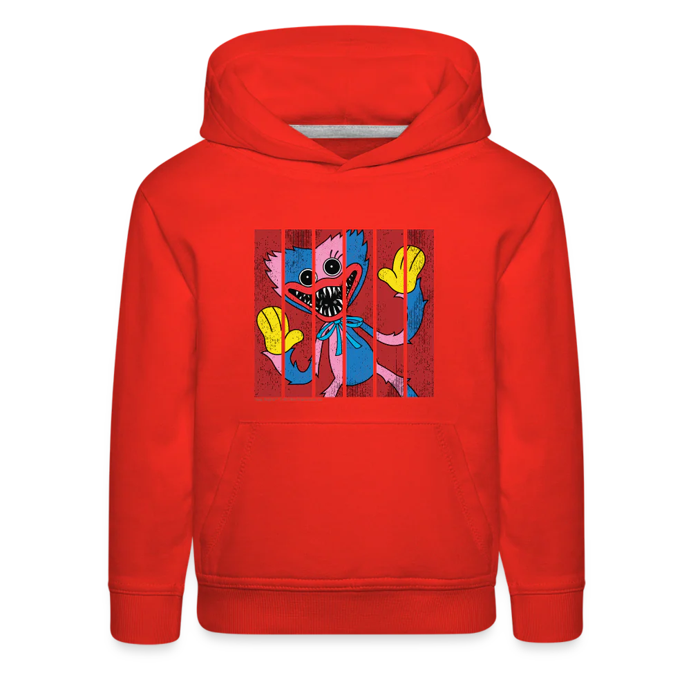 POPPY PLAYTIME - Huggy & Kissy Split Hoodie (Youth) - Image 4