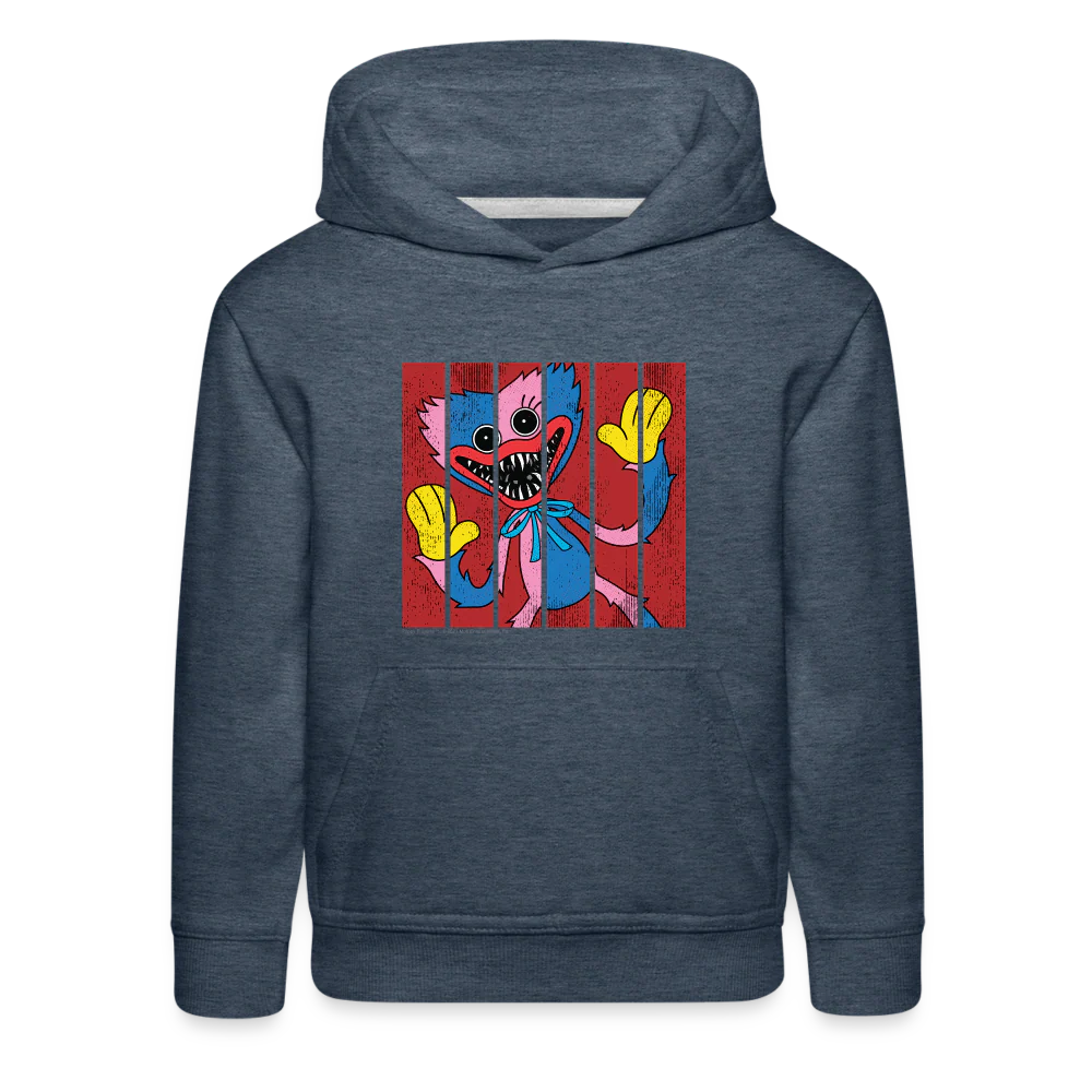 POPPY PLAYTIME - Huggy & Kissy Split Hoodie (Youth) - Image 5