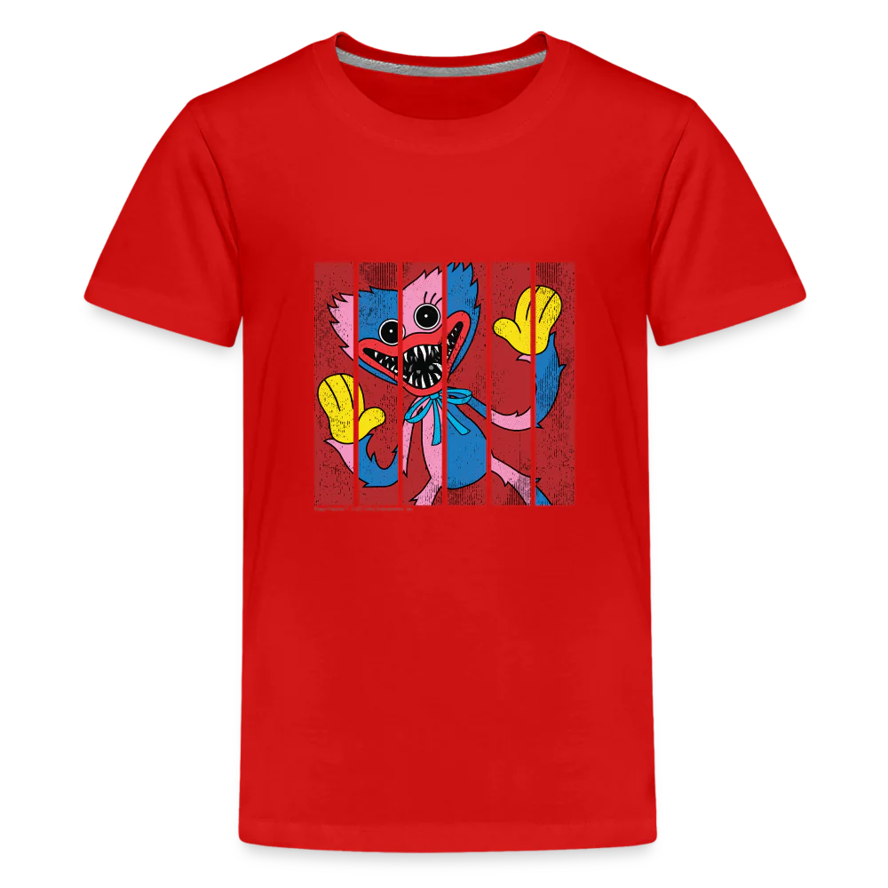POPPY PLAYTIME - Huggy & Kissy Split T-Shirt (Youth) - Image 3