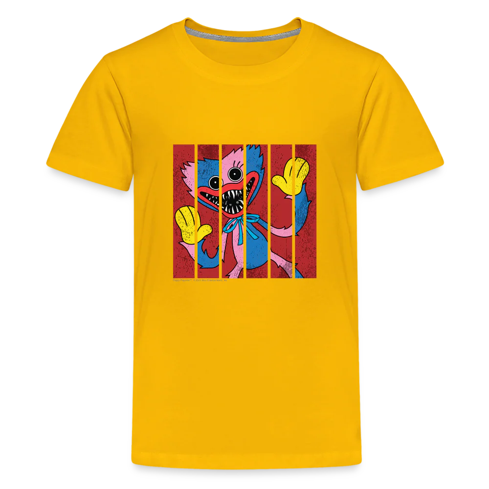 POPPY PLAYTIME - Huggy & Kissy Split T-Shirt (Youth) - Image 4