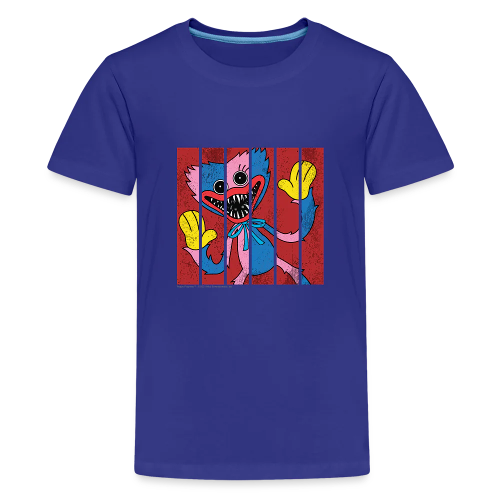 POPPY PLAYTIME - Huggy & Kissy Split T-Shirt (Youth) - Image 5