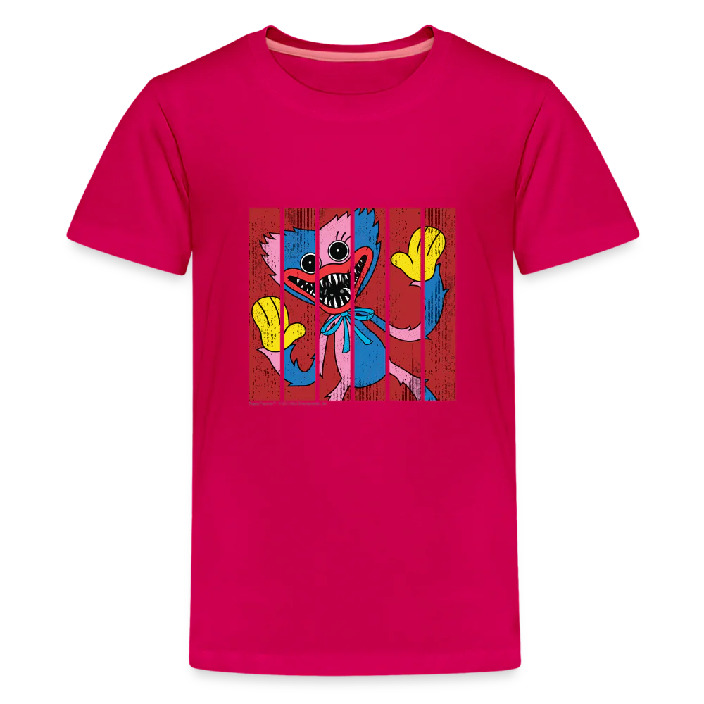 POPPY PLAYTIME - Huggy & Kissy Split T-Shirt (Youth) - Image 8