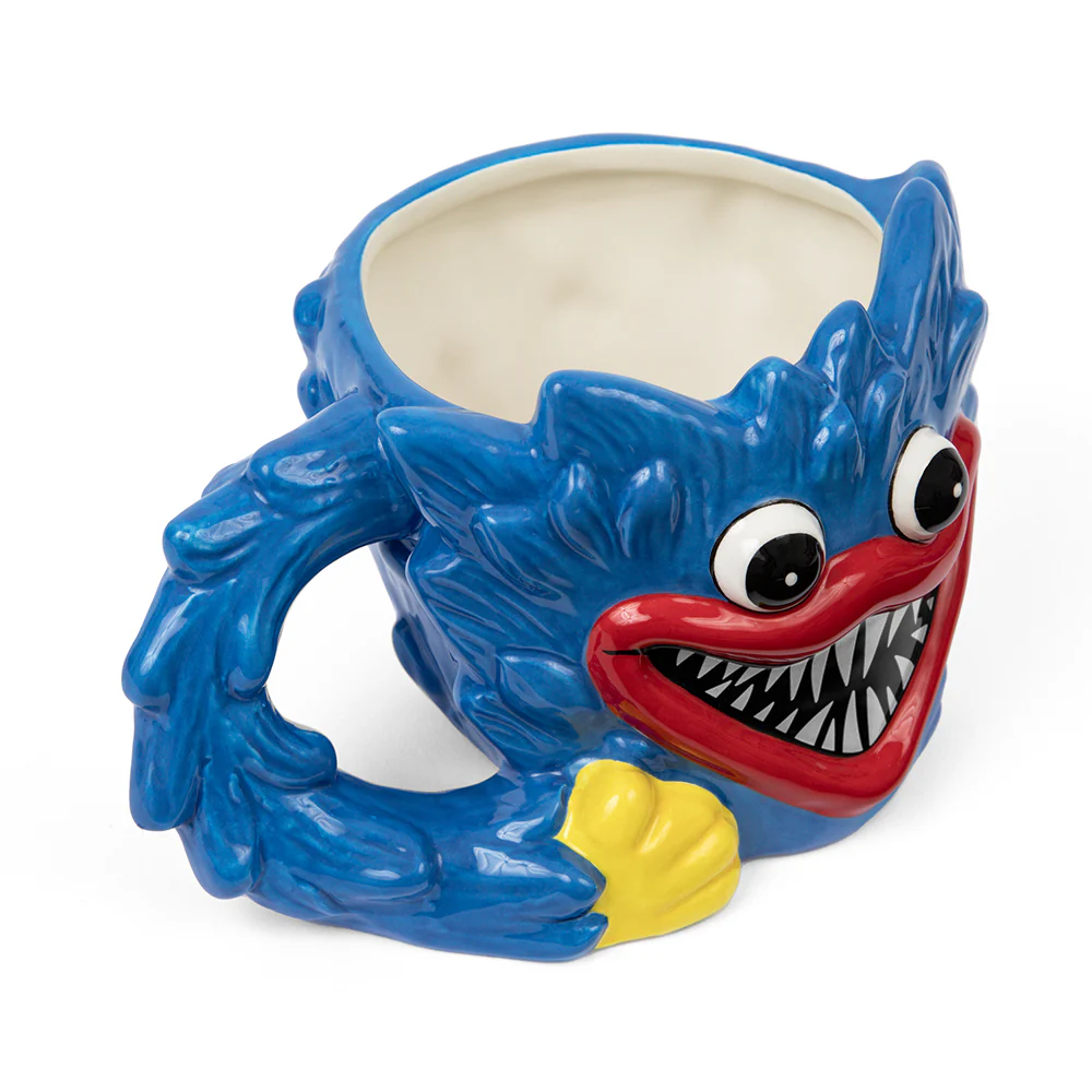 POPPY PLAYTIME - Huggy Wuggy 3D Mug (4.5" Ceramic Mug w/ Sculpted Details, 20oz Volume) - Image 3