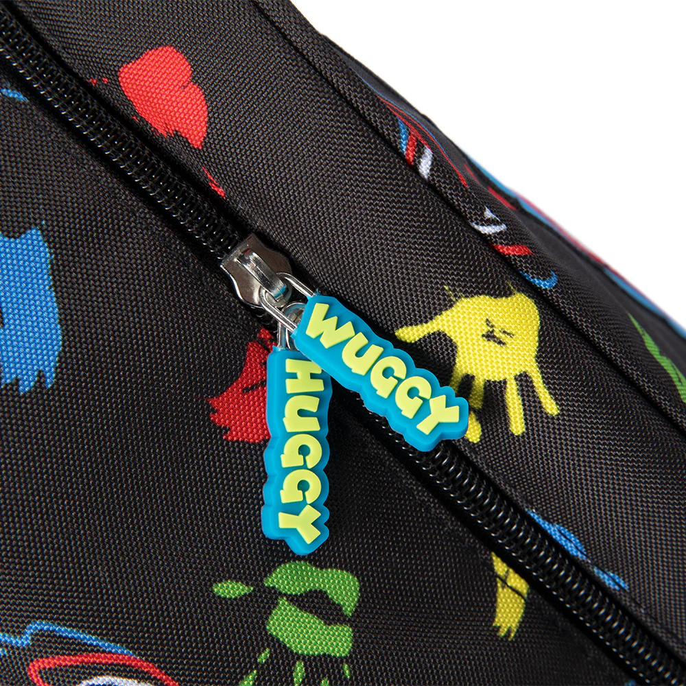 POPPY PLAYTIME - Huggy Wuggy Backpack (16" School Bag w/ Embroidery & Five Compartments) - Image 3