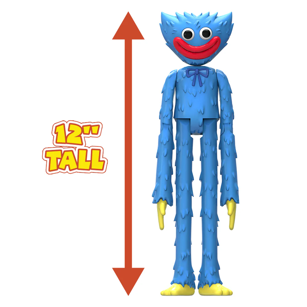 POPPY PLAYTIME - Huggy Wuggy Deluxe Face-Changing Action Figure (12" Posable Figure, Series 1) [OFFICIALLY LICENSED] - Image 4