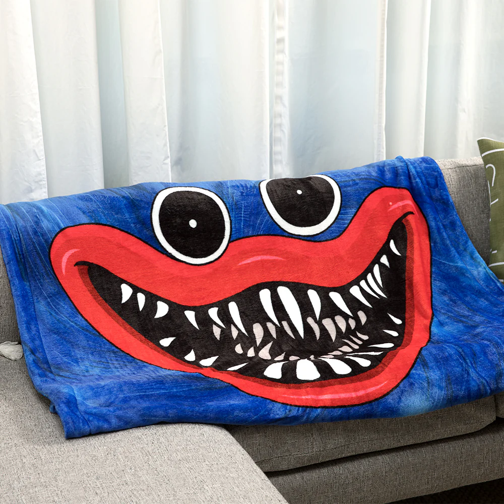 POPPY PLAYTIME - Huggy Wuggy Double-Sided Fleece Blanket (50 x 60", Series 1) - Image 5
