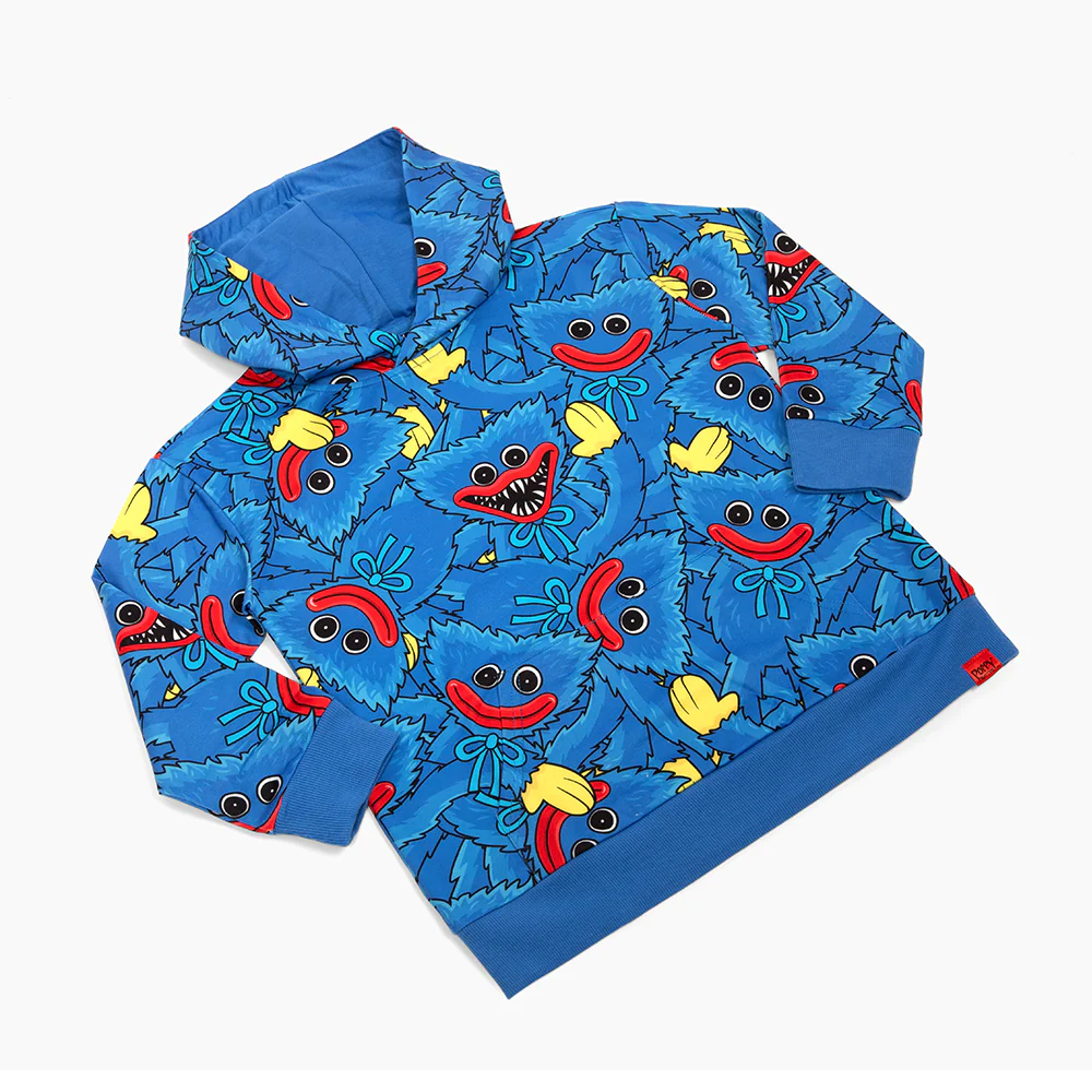 POPPY PLAYTIME - Huggy Wuggy Wave Premium Hoodie (Unisex, Pullover w/ Front Pocket) - Image 3
