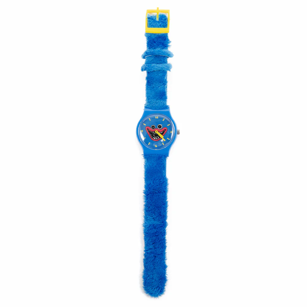 POPPY PLAYTIME - Huggy Wuggy Wrist Watch (Adjustable Watch w/ Fuzzy Fur Straps) - Image 5