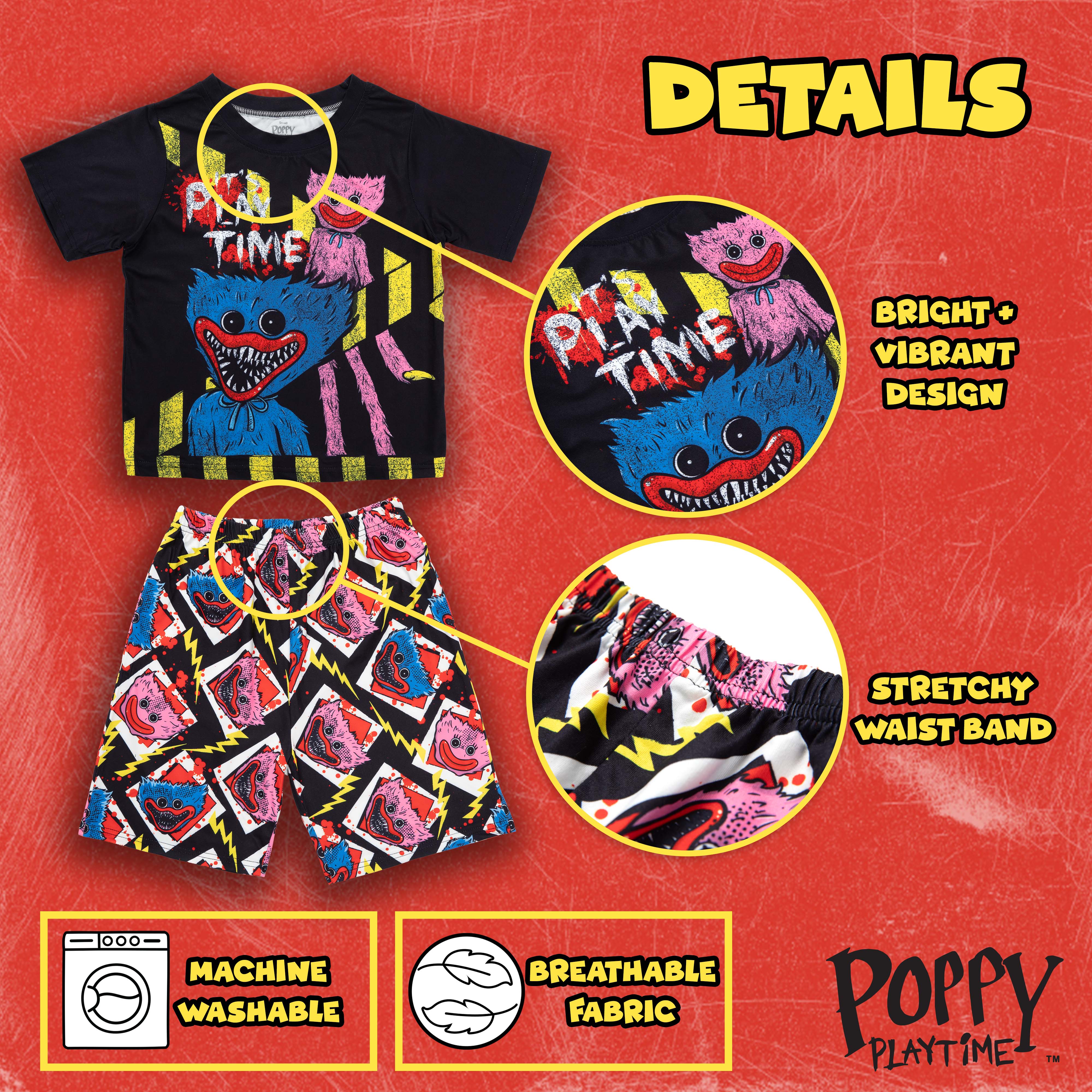 POPPY PLAYTIME - It's Playtime Short-Sleeve Pajamas Set (Kids Unisex) - Image 4