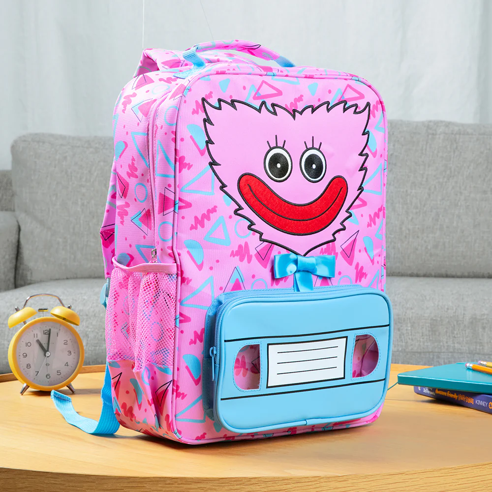 POPPY PLAYTIME - Kissy Missy Backpack (16" School Bag w/ Embroidery & Five Compartments) - Image 4