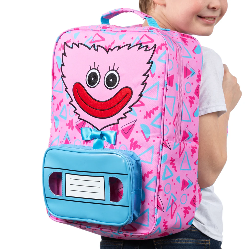 POPPY PLAYTIME - Kissy Missy Backpack (16" School Bag w/ Embroidery & Five Compartments) - Image 5