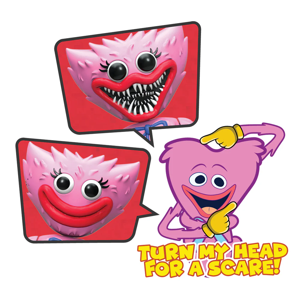 POPPY PLAYTIME - Kissy Missy Deluxe Face-Changing Action Figure (12" Posable Figure, Series 1) [OFFICIALLY LICENSED] - Image 3
