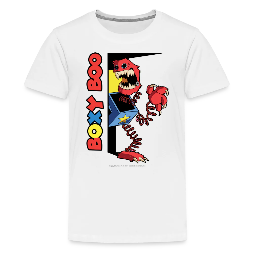 POPPY PLAYTIME - Peeking Boxy Boo T-Shirt (Youth) - Image 10