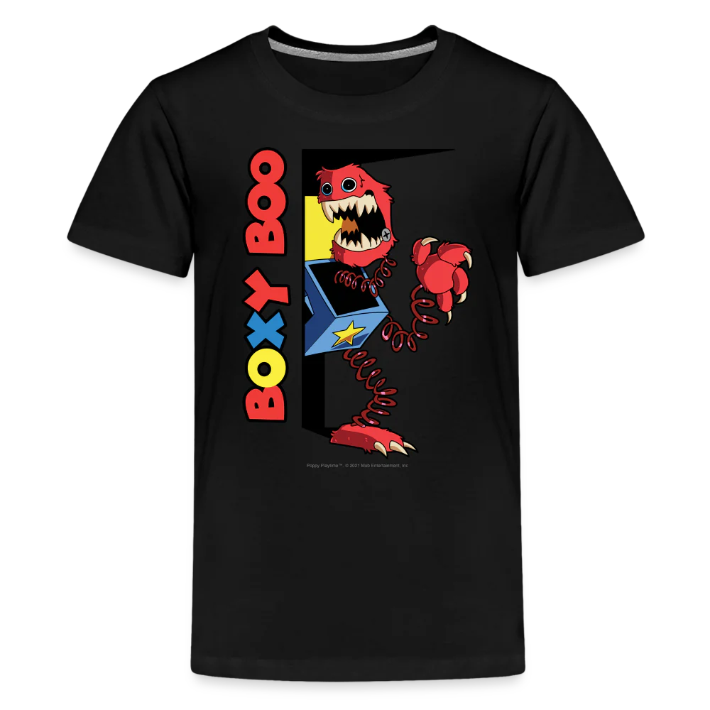 POPPY PLAYTIME - Peeking Boxy Boo T-Shirt (Youth) - Image 11